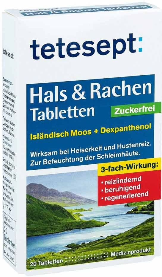 Tetesept Hals & Rachen Tabletten zuckerfrei