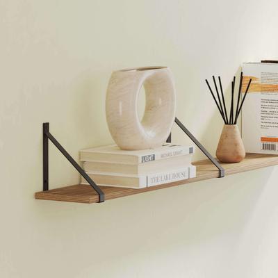 Wallniture Bora 48 inch Shelf, Bookshelves Wall Mounted, Shelf for Living Room, Hanging Book Shelves for Wall