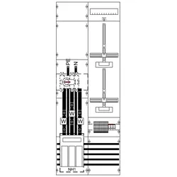 Striebel & John KA4210 Mess- und Wandlerfeld BH5, vorverdrahtet mit Zählerkreuz 2CPX033806R9999