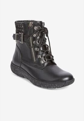Women's The James Trail Boot by Comfortview in Black (Size 9 1/2 M)