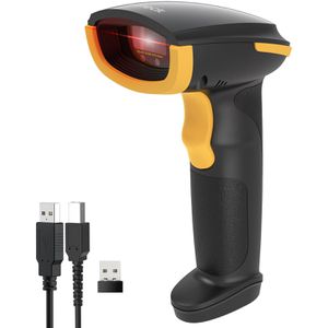 Inateck Barcode-Scanner BCST-24_black, kabellos, USB, Bluetooth, Funk, 1D CCD Imager, Handscanner