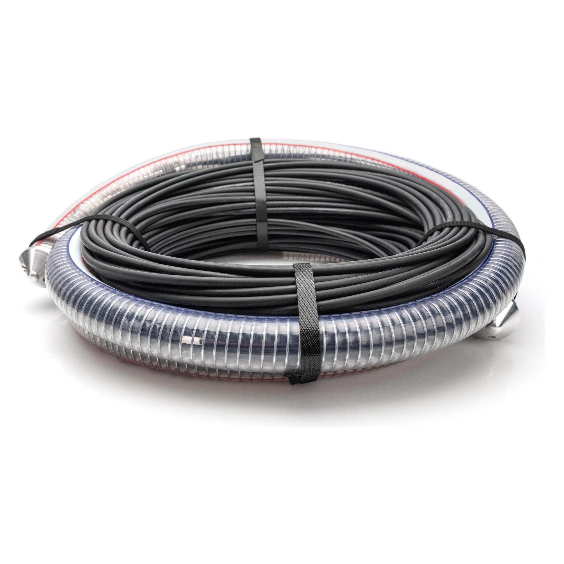 Digitus Vorkonfektionierte Glasfaser Universal Breakout Kabel, Multimode OM4, 8 Fasern, LC/UPC - LC/UPC (100 m) (DK-24338U100BK-BBB)