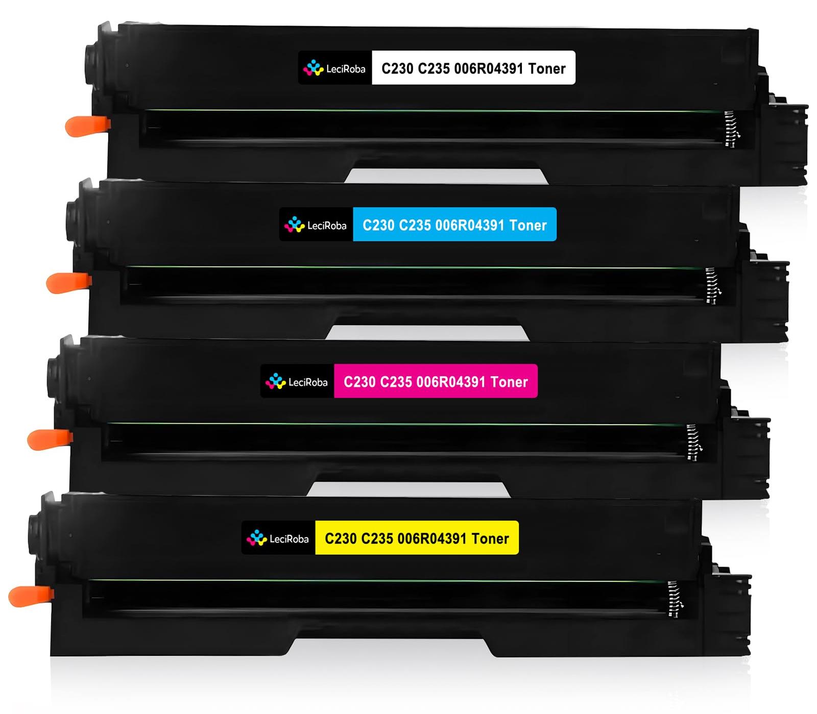 4er-Pack Tonerkartuschen für Xerox C230 C235, 3000 Seiten
