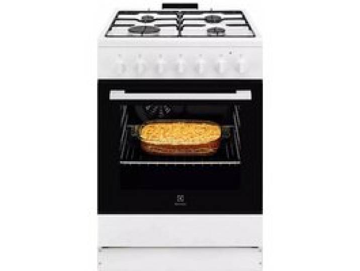 Electrolux Cuisinière gaz 57l 4 foyers blanc - LKK620010W