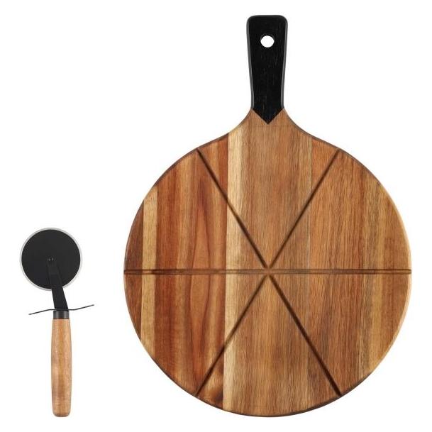 Maku Pizza board and cutter (6410416141329)