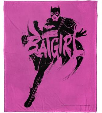 DC Comics Batman Silk Touch Throw Blanket Batgirl Inked