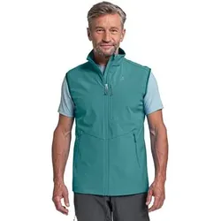 SCHÖFFEL Herren Schlupfjacke Softshell Vest Tonion M, Größe 52 in Grün Grün