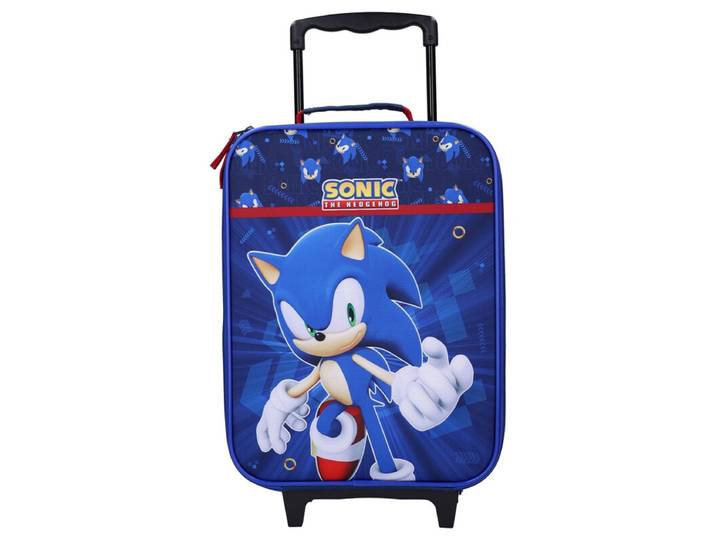 Valise à roulettes sonique conçue pour rouler