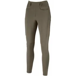 Pikeur Damen LINNETT TIGHT Highwaist Winter Hose / Vollbesatz SD slate brown Selection HW 25, Größe: 32