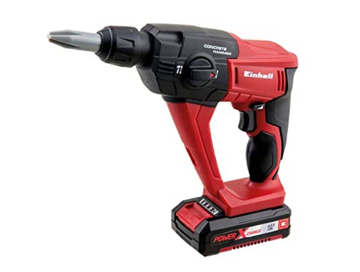 Happy People 41761 Einhell Kids Bohrhammer Bohrmaschine mit rotierendem Bohrer, mit Sound- und Lichteffekten für Kinder ab 3 Jahren