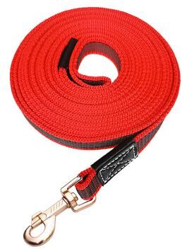 Discount Dollar Deals Long Dog Leash Lead, Durable Towing Rope, Strong Walking Training Strap, Anti slip Pet Traction Accessories red small