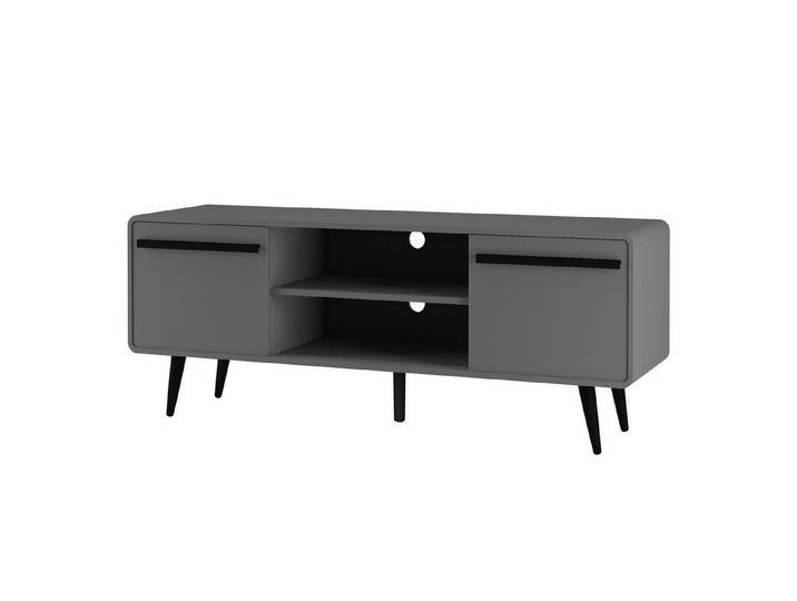 freiraum Lowboard Oskar, in Grau - 140x53x39cm (BxHxT)