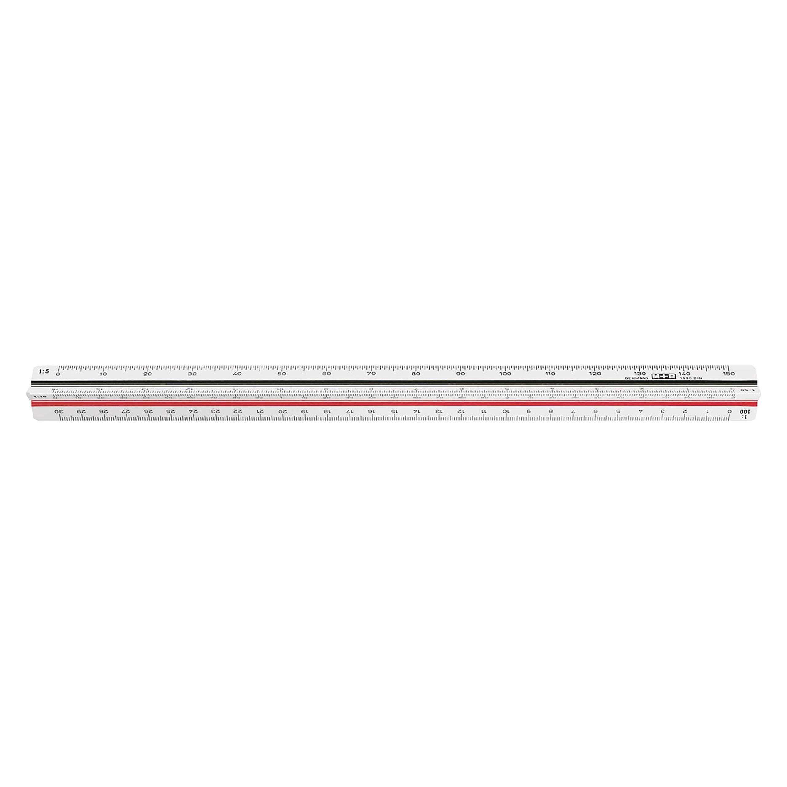 M+r Dreikant-Massstab Ingenieur (30 cm, Kunststoff) (716300010)