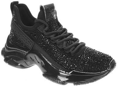 Steve Madden Maxima-R Athletic Sneaker - Womens 6 Black Sneaker Medium