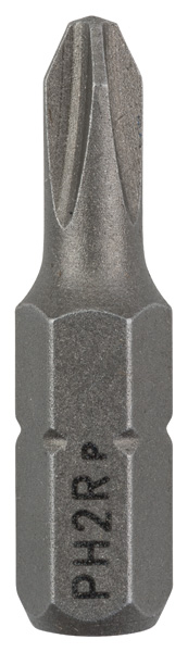 Bosch Schrauberbit Extra-Hart Reduziert PH2R, 25 mm, 25er-Pack 2607002519