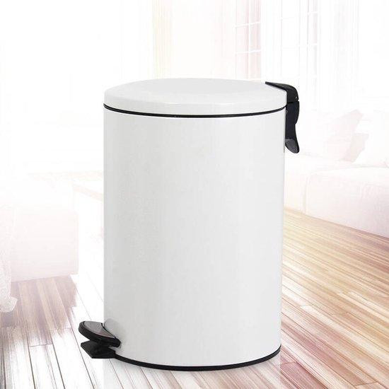 Famanu Cosmetische prullenbak met pedaal - 5 liter - met verwisselbare binnenbak