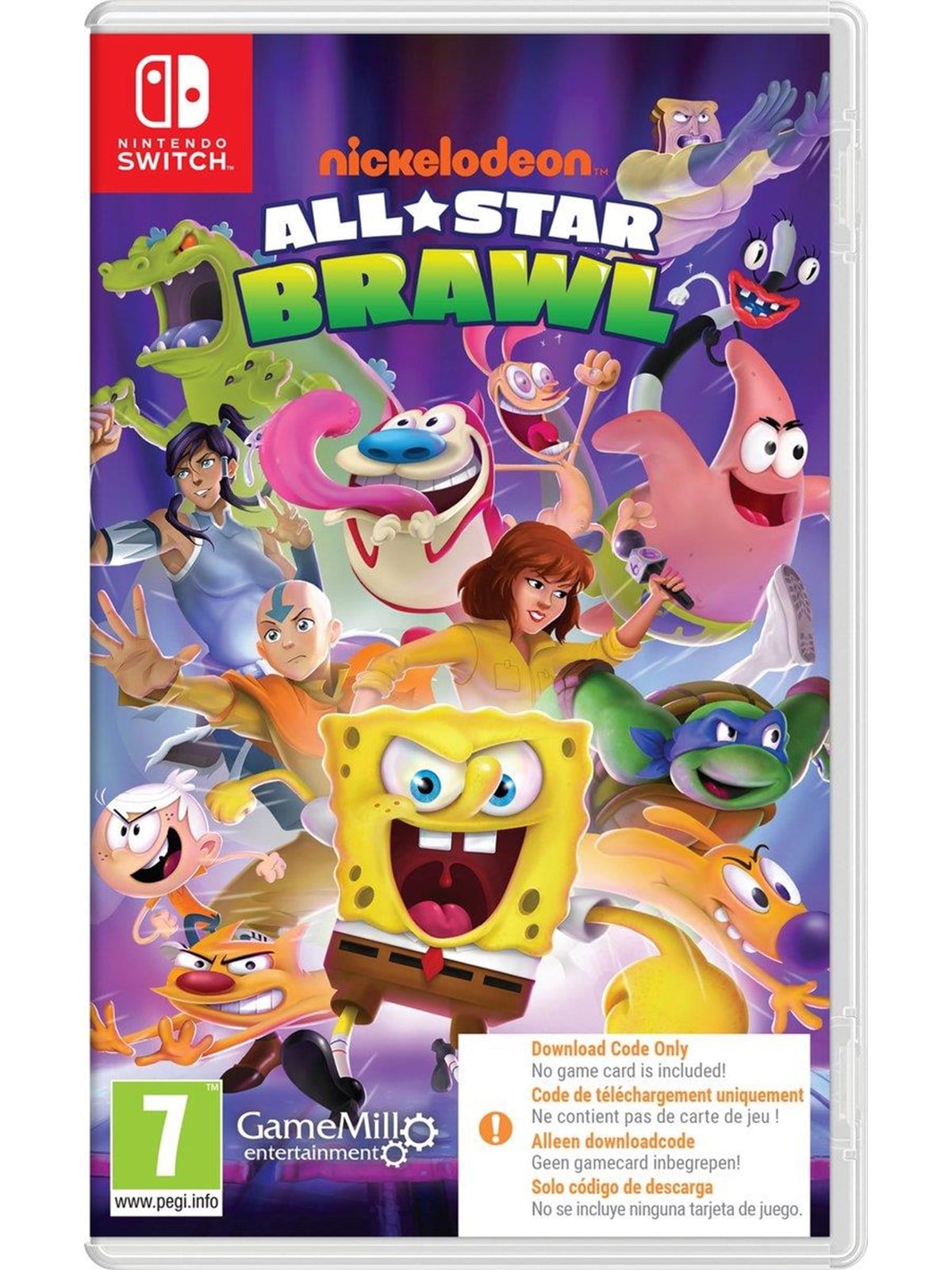 Nickelodeon All-Star Brawl (Code in a Box) - Nintendo Switch - Fighting - PEGI 7