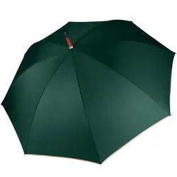 Kariban Kimood Regenschirm mit Holzgriff KI2020 bottle green/beige one size