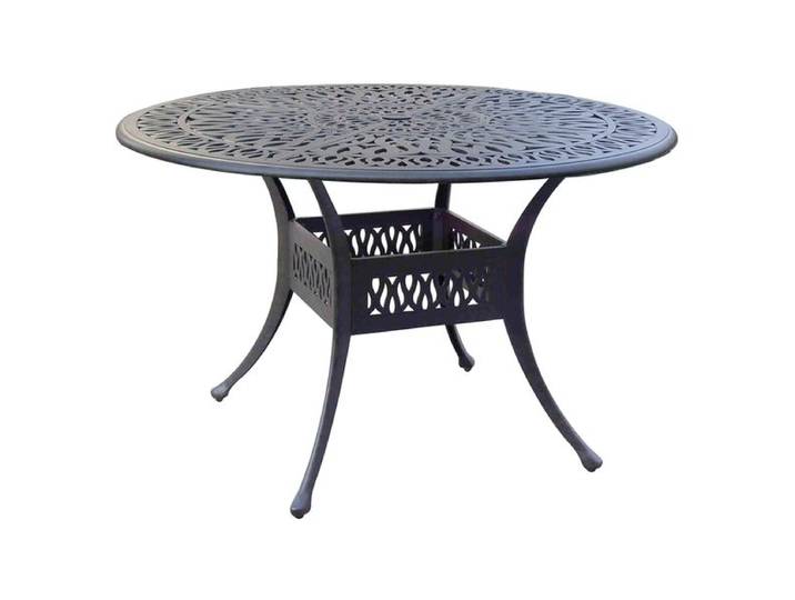 Hartman Amalfi Gartentisch Ø120cm Aluminiumguss Dunkelgrau