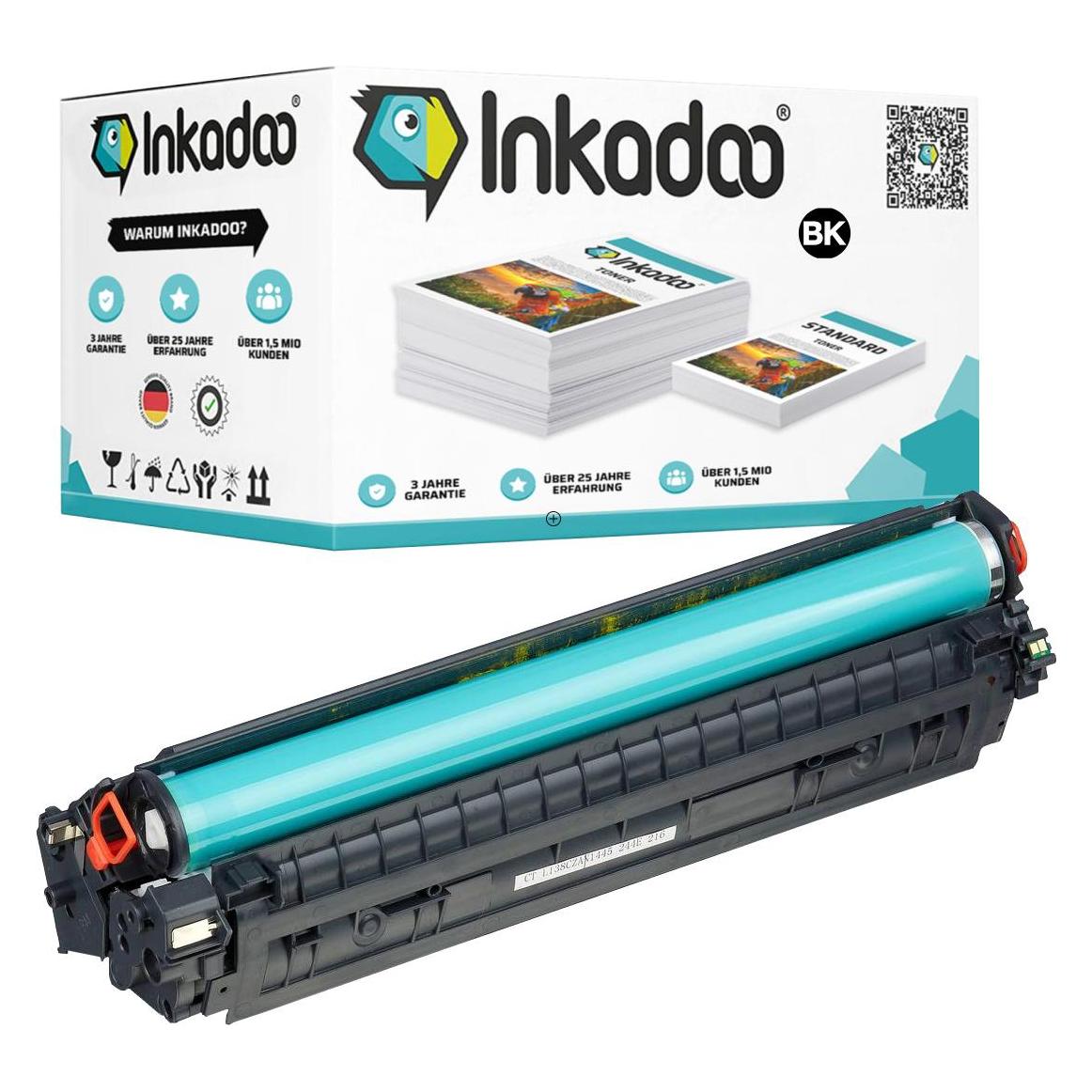 Inkadoo Kompatibel zu HP CF244A / 44A LaserJet Pro M 15 a Tonerkartusche, schwarz (CF244X GEN)