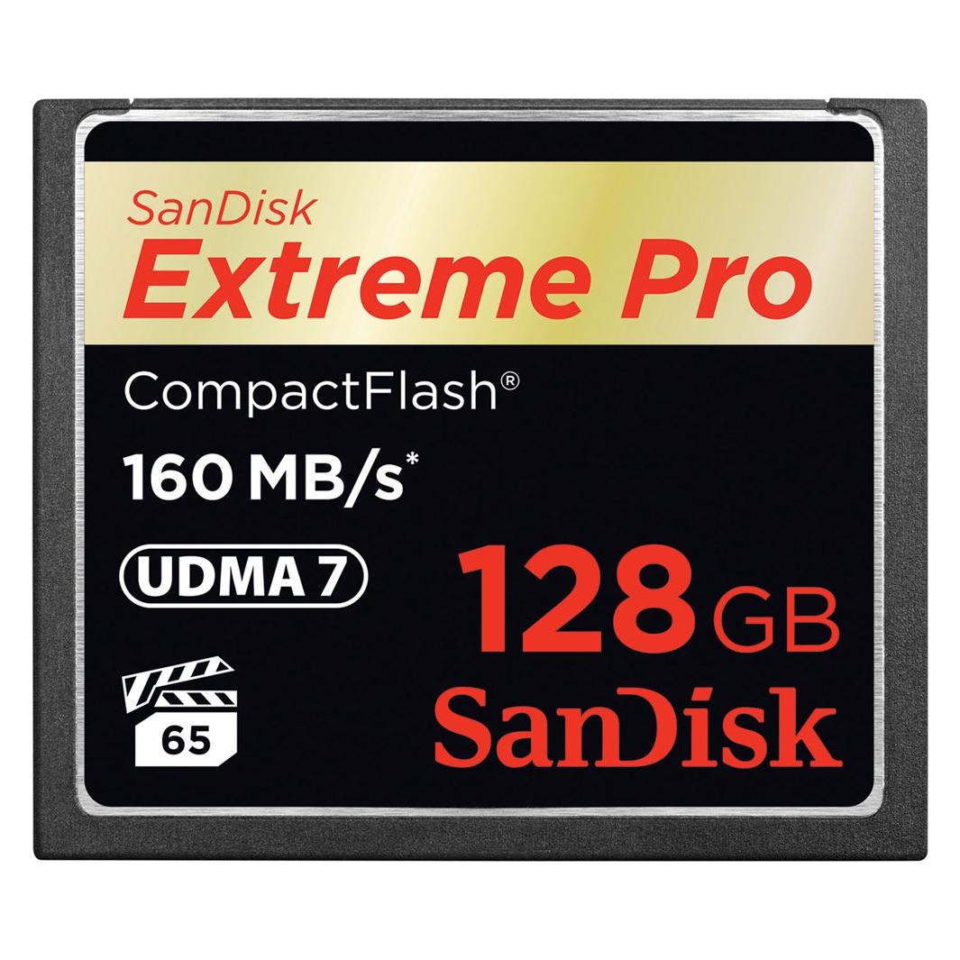Sandisk Extreme Pro Compact Flash (128 GB, CF, UHS-I) (SDCFXPS-128G-X46)
