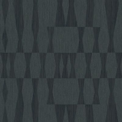 Tempaper Faux Grasscloth Geo Textured Peel and Stick Wallpaper