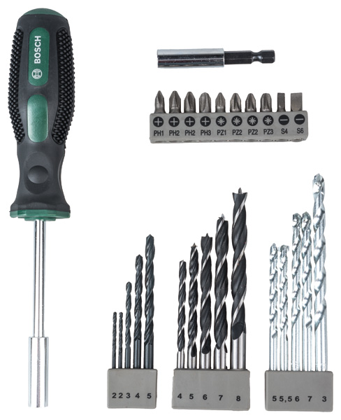 Bosch 27-teilig Bohrer- und Schrauberbit-Set 2607017201
