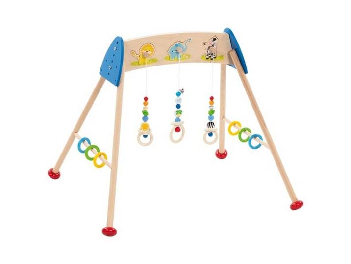 goki Spielbogen GOKI Baby-Fit Tierstimmen Wilde Tiere, Greif- und Spieltrainer