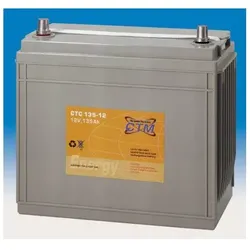 CTM Blei-Gel Batterie CTC 135-12 Konuspol wartungsfrei, Spannung 12 V, Kapazität C5 133 Ah