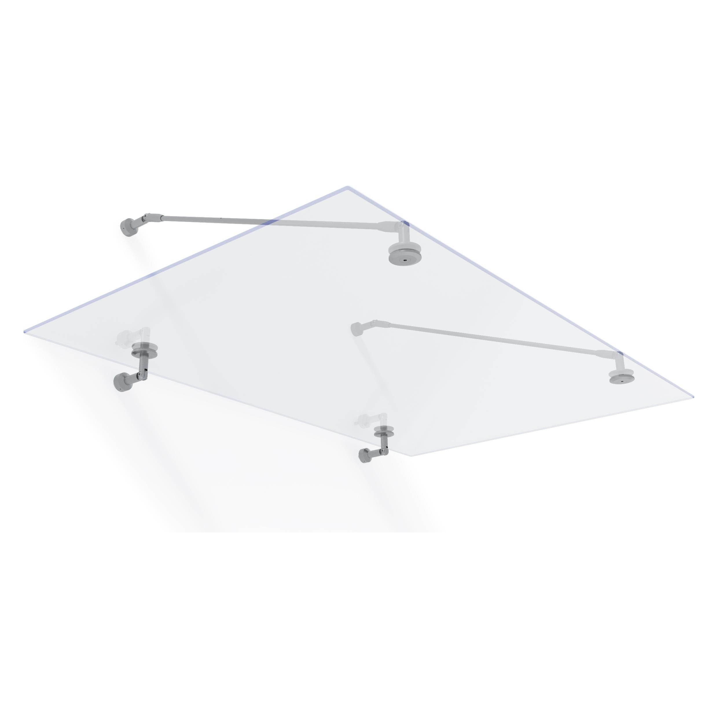 Palram Vordach Taurus V4A 90x140cm Silber (69204660)
