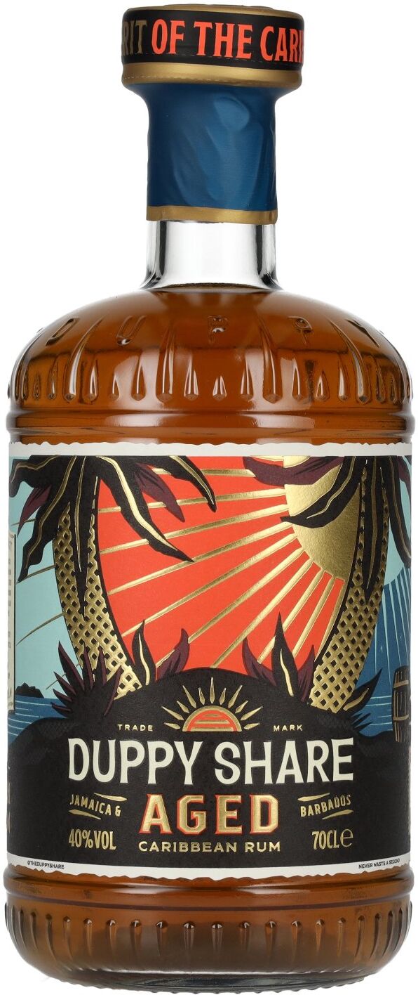 The Duppy Share Rum Duppy Share Aged Caribbean Rum 40% Vol. 0,7l