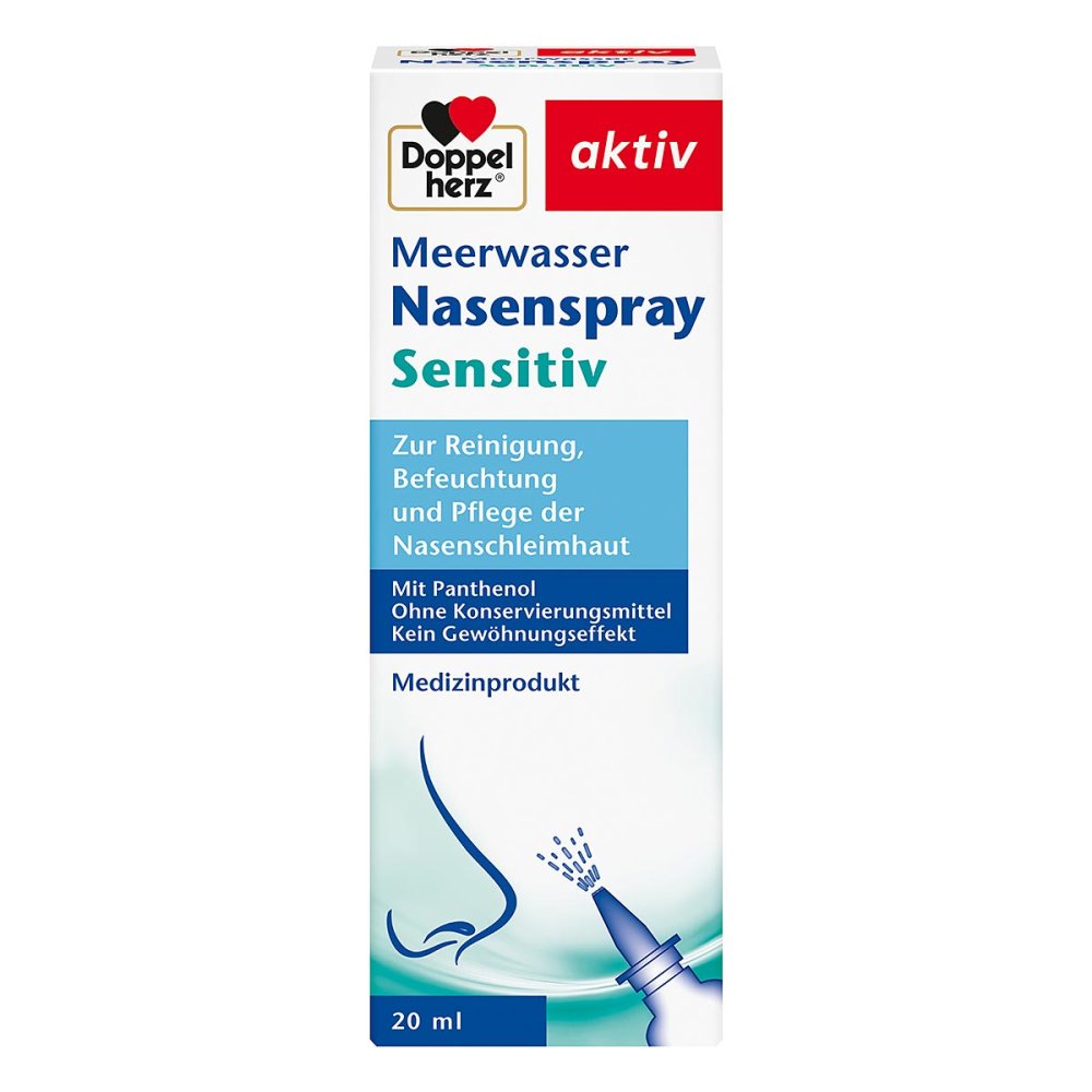 Queisser Pharma GmbH & Co. KG Doppelherz Meerwasser Nasenspray mit Panthenol 07090650