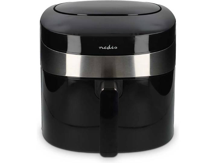 Nedis SmartLife Airfryer XXL - Wi-Fi - 7\,2 l - 8 Programma's - Digitale Heteluchtfriteuse - Met App - Zwart