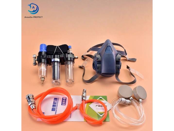 Système de respirateur industriel d'alimentation en air 7502 masque demi-masque masque complet masque de protection à gaz pour le travail 6800 masque complet