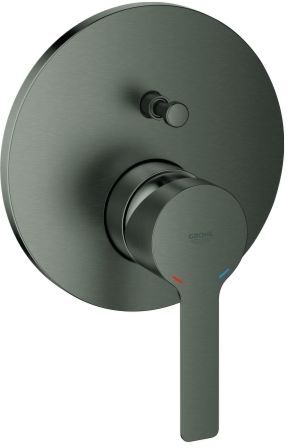Grohe Lineare Fertigmontageset 24064AL1 hard graphite gebürstet, UP-Wannen-Einhebelmischer