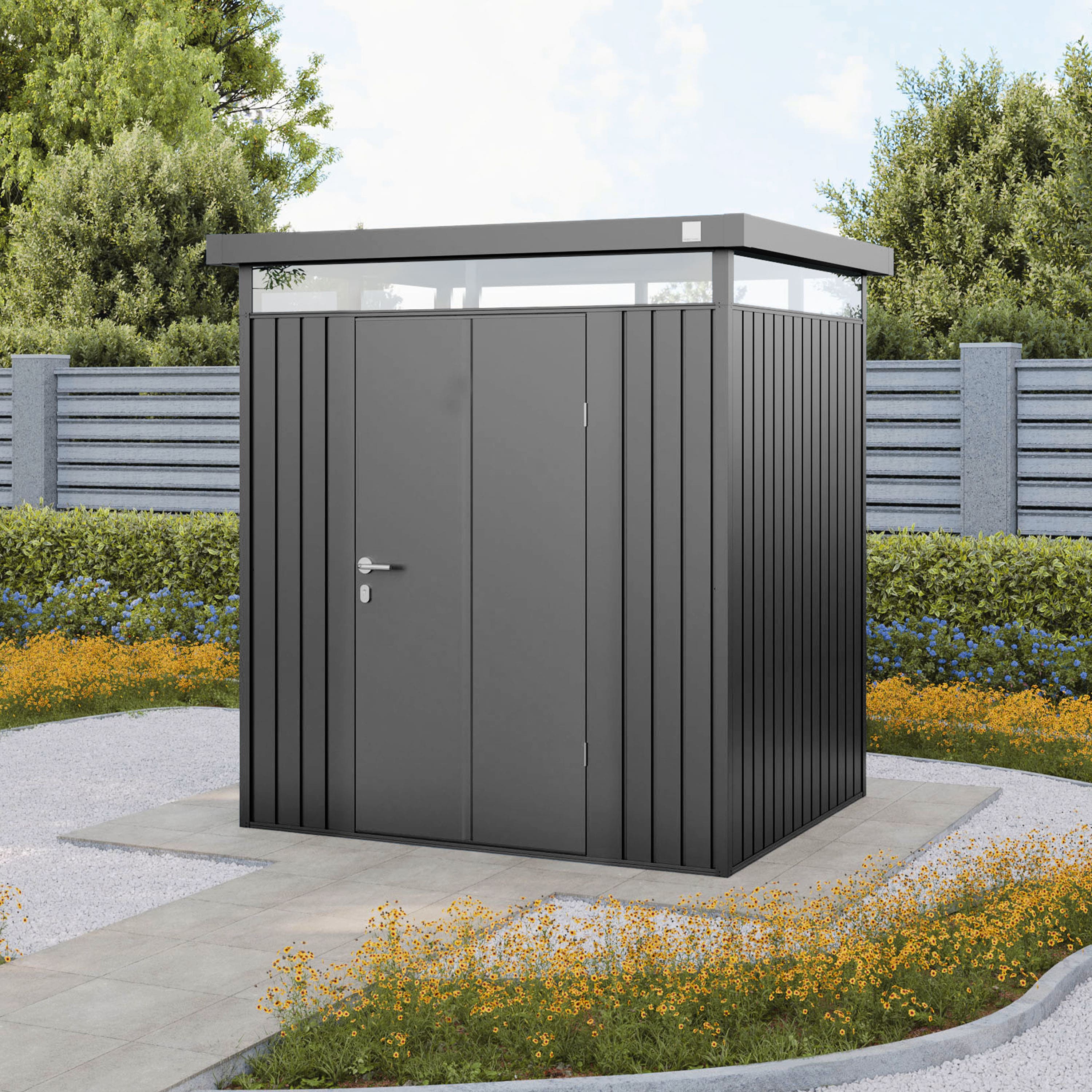 PRIMEYARD 180 x 150 cm Gerätehaus, anthrazit - (GFPV00980)