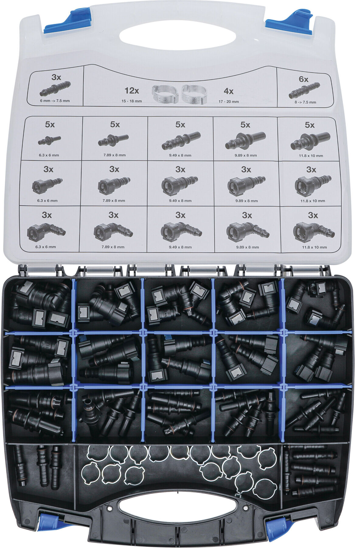 BGS Kunststoffrohr- & Kupplungs-Sortiment 6776, 95-tlg. ; BGS technic)