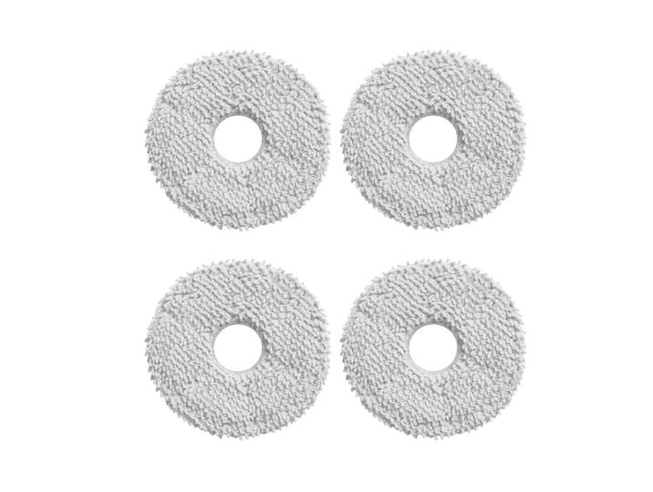 Eureka J15 Pro Ultra Patins de nettoyage ×4 Serpillières de rechange réutilisables pour aspirateur robot Accessoires de nettoyage des sols en microfibre lavables