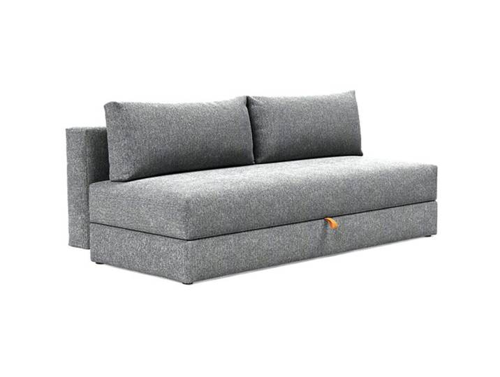 Bettsofa Odlav hellgrau Stoff B 200 T 105 cm Ausklappbar