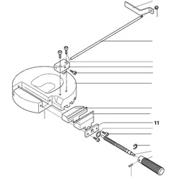 PROXXON 27160-11 Blech für Kappgerät- und Gehrungssäge KGS80