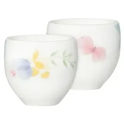 HUTSCHENREUTHER Frühlingsgrüße 2026 Eierbecher-Set Blumenwiese aus Porzellan 2tlg.