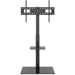 Goobay TV-Bodenständer Basic (40 kg, 37" - 65"), TV Ständer, Schwarz