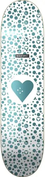 Skateboard Deck Heart Supply Round Logo (8" - Spots)
