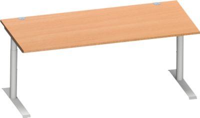 Schäfer Shop Genius Schreibtisch MODENA FLEX, 1800 x 800 mm, Buche