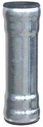 Loro Loro-x Stahlabflussrohr 00140.040X 250mm, DN 40, 2 Muffen, feuerverzinkt, Innenbeschichtung