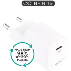 eSTUFF INFINITE 20W USB-C Ladegerät PD, weiß
