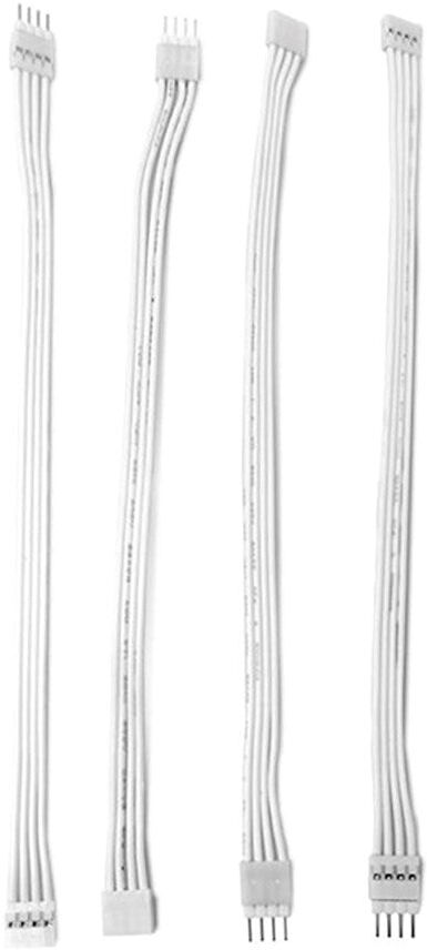 Light Solutions - Kabel til Philips Hue Gradient LightStrip - 15cm - 4 Stk - Hvid