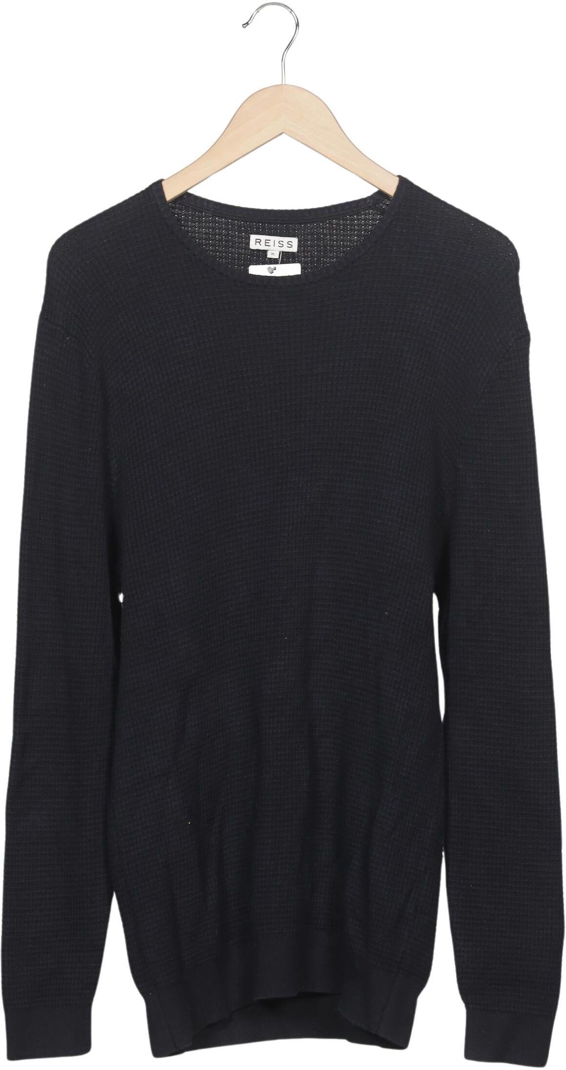 Reiss Damen Pullover, Marineblau, Gr. XL, Baumwolle - Second Hand