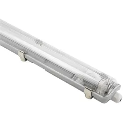 Luxula, Feuchtraumleuchte, LED Wannenleuchte mit 1x 22W LED-Röhren T8 (2200 lm)