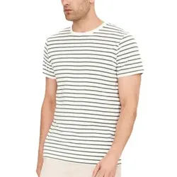 Resteröds Bamboo Crew Neck Gestreift Medium Herren
